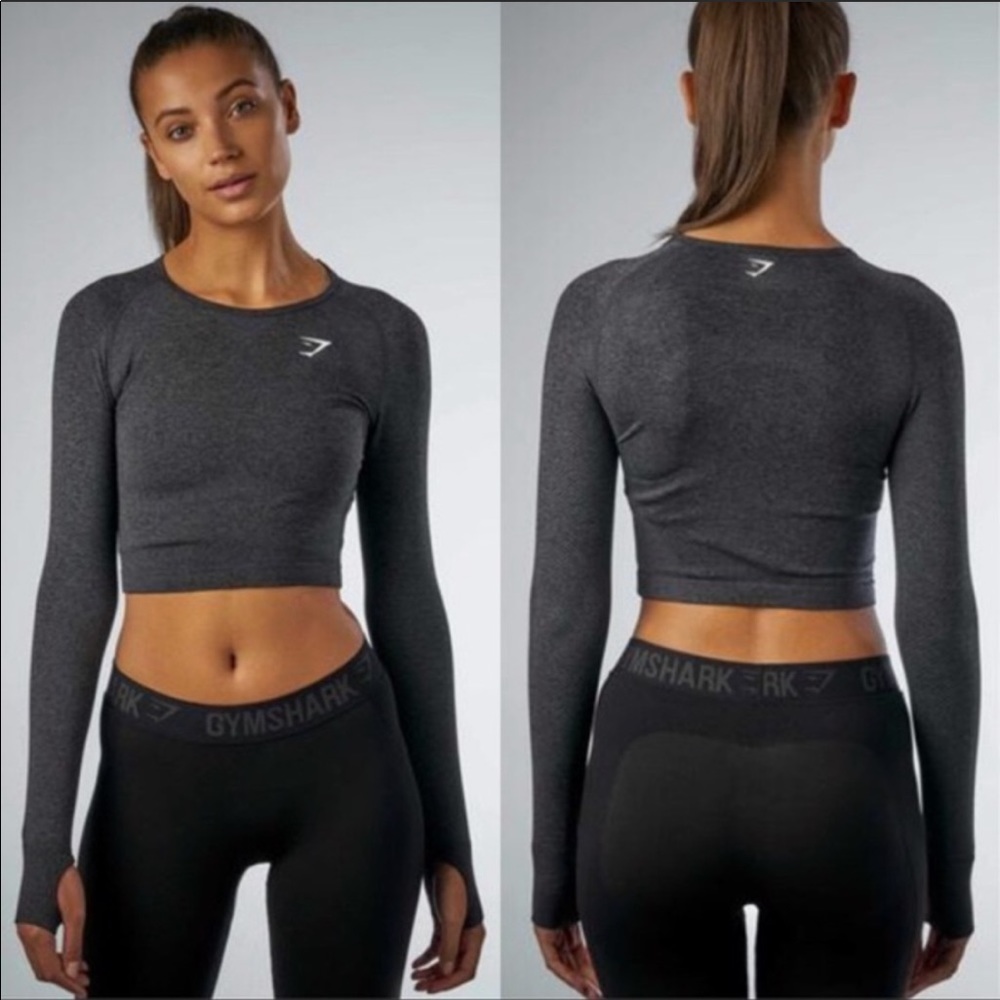 Gymshark long sleeve crop top